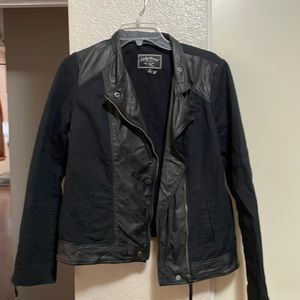 Lucky brand jean and leather jacket